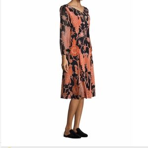 Creatures of the Wind Silk Rooster Print Dress NWT 4